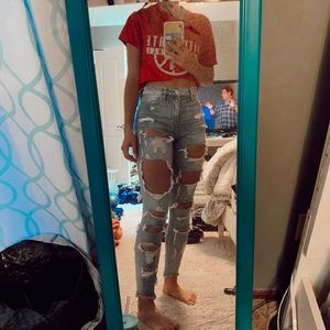 american eagle jeans size 4